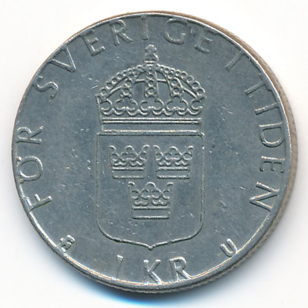 Швеция, 1 крона (1978 г.)