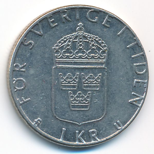 Швеция, 1 крона (1978 г.)