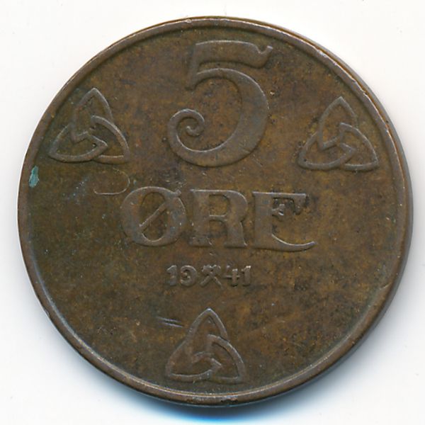 Норвегия, 5 эре (1941 г.)