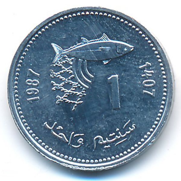 Марокко, 1 сантим (1987 г.)