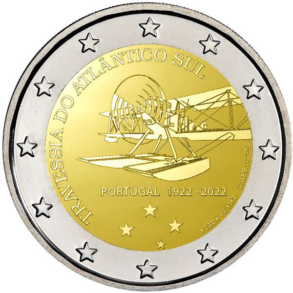 Португалия, 2 евро (2022 г.)