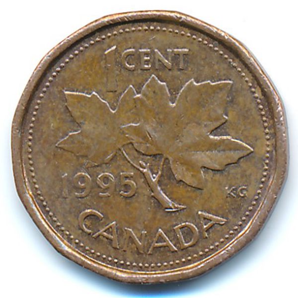 Канада, 1 цент (1995 г.)