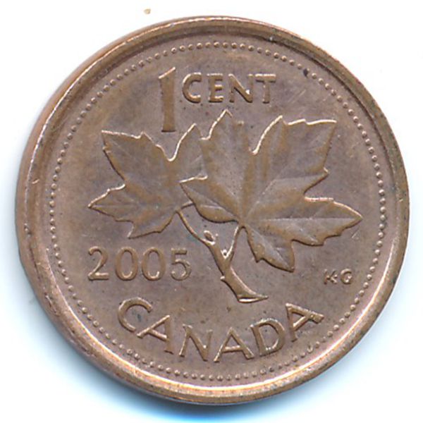 Канада, 1 цент (2005 г.)