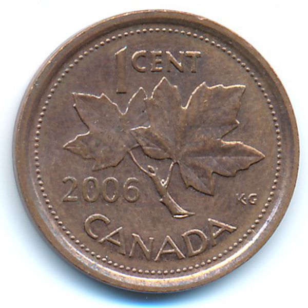 Канада, 1 цент (2006 г.)