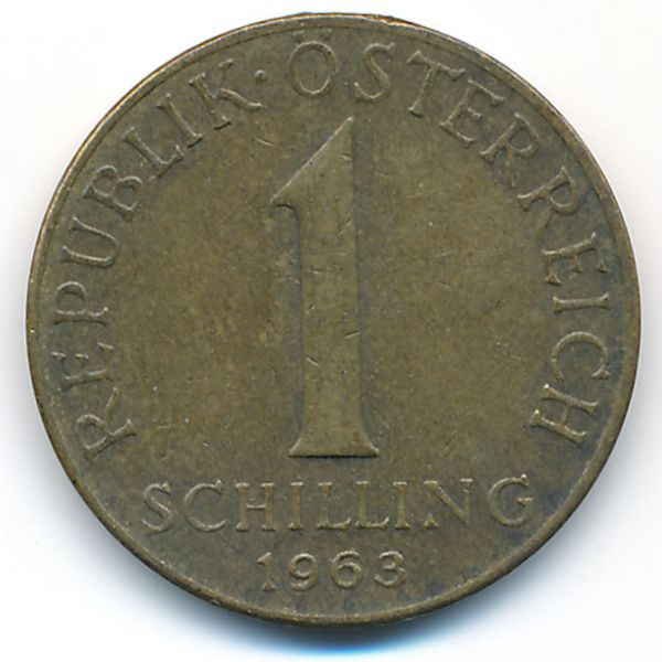 Австрия, 1 шиллинг (1963 г.)