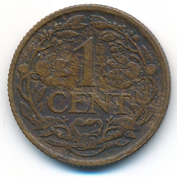 Нидерланды, 1 цент (1916 г.)