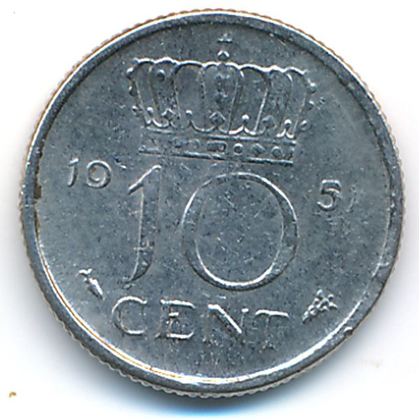 Нидерланды, 10 центов (1951 г.)