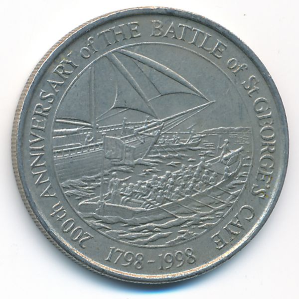 Белиз, 2 доллара (1998 г.)