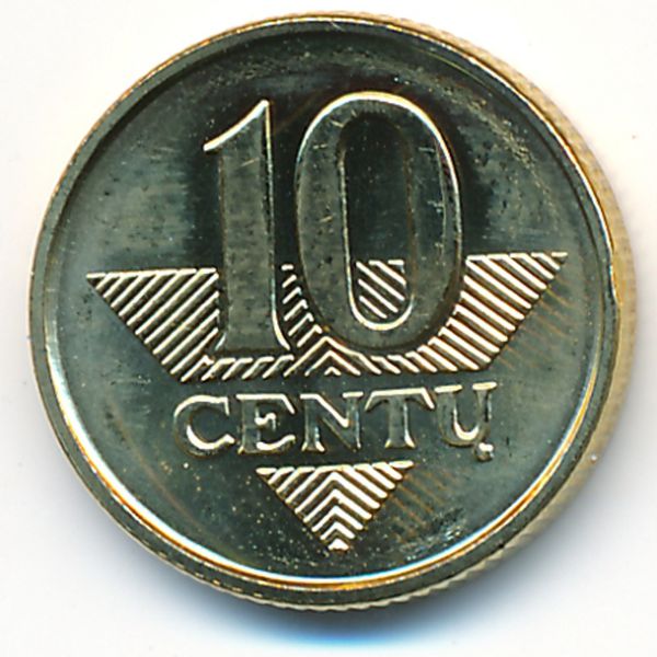 Литва, 10 центов (2009 г.)