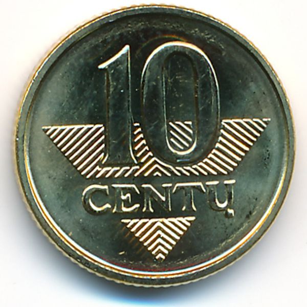 Литва, 10 центов (2009 г.)