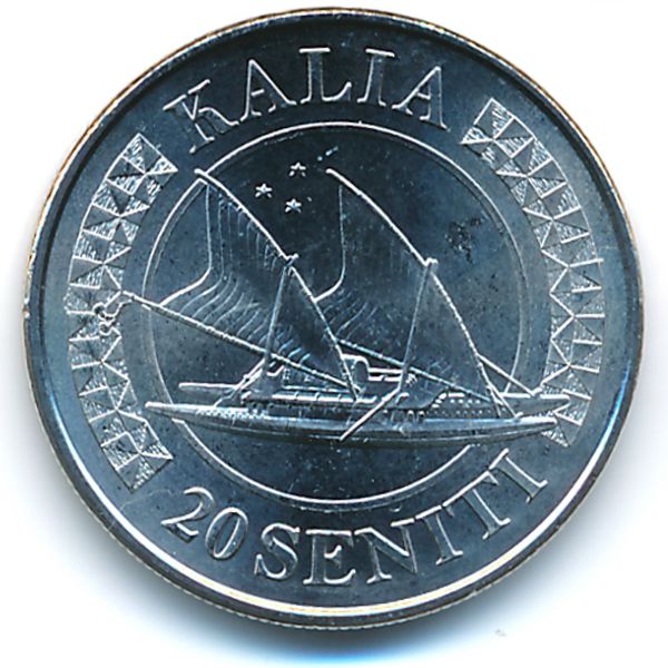 Тонга, 20 сенити (2015 г.)