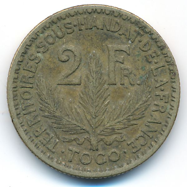 Того, 2 франка (1925 г.)