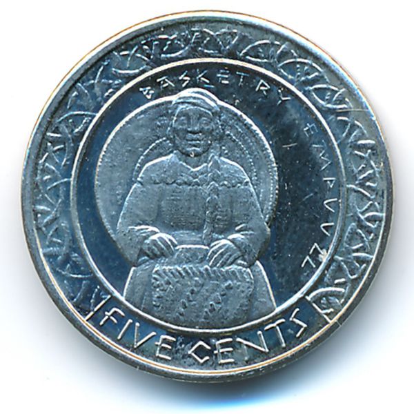 Индейская резервация Санта-Изабел., 5 центов (2012 г.)