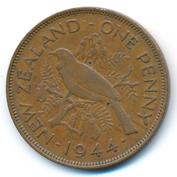Новая Зеландия, 1 пенни (1944 г.)
