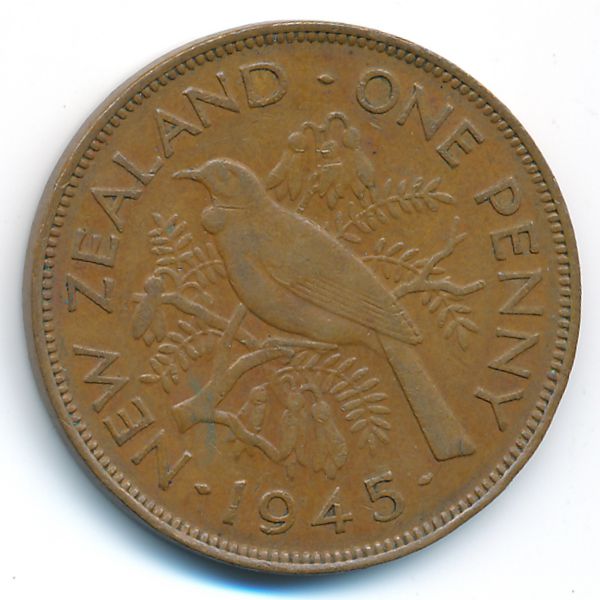 Новая Зеландия, 1 пенни (1945 г.)