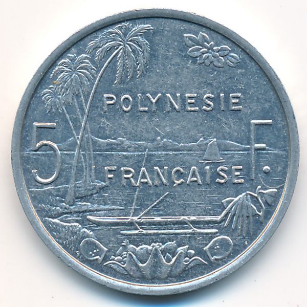 Французская Полинезия, 5 франков (2000 г.)