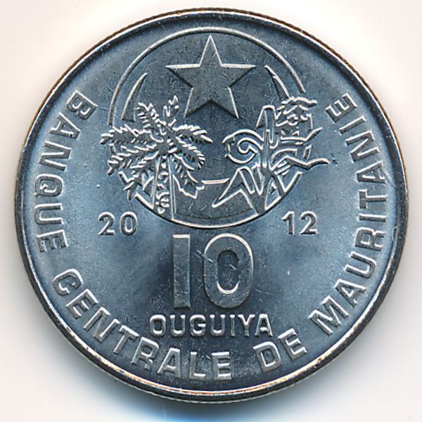 Мавритания, 10 угий (2012 г.)