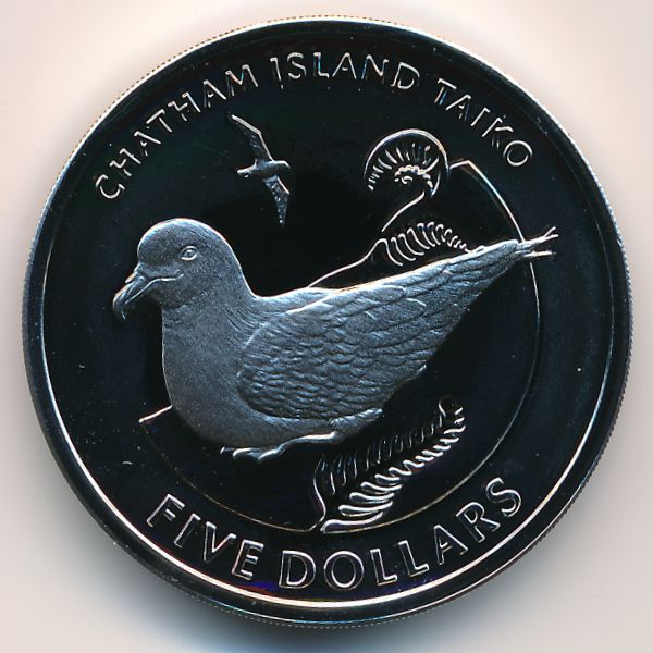 Новая Зеландия, 5 долларов (2004 г.)