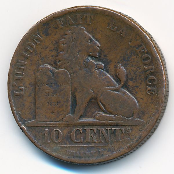 Бельгия, 10 сентим (1832 г.)