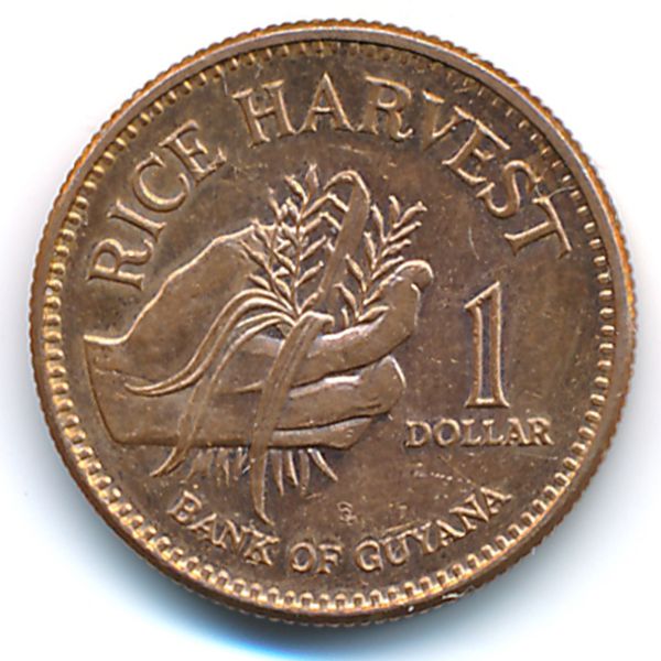 Гайана, 1 доллар (2002 г.)
