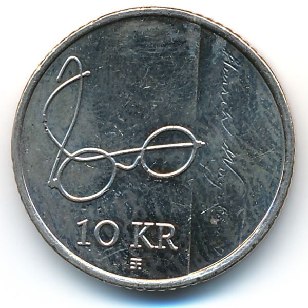 Норвегия, 10 крон (2008 г.)