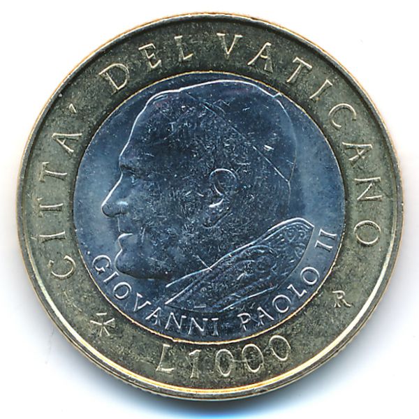 Ватикан, 1000 лир (2001 г.)