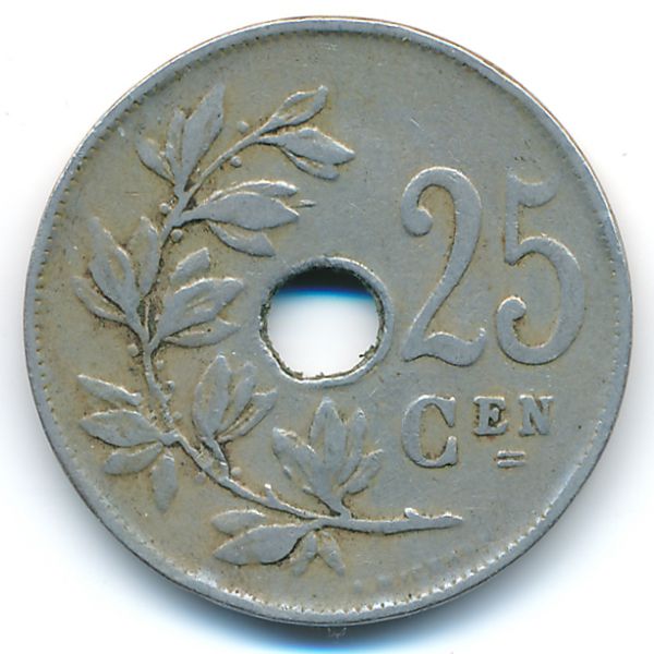 Бельгия, 25 сентим (1922 г.)