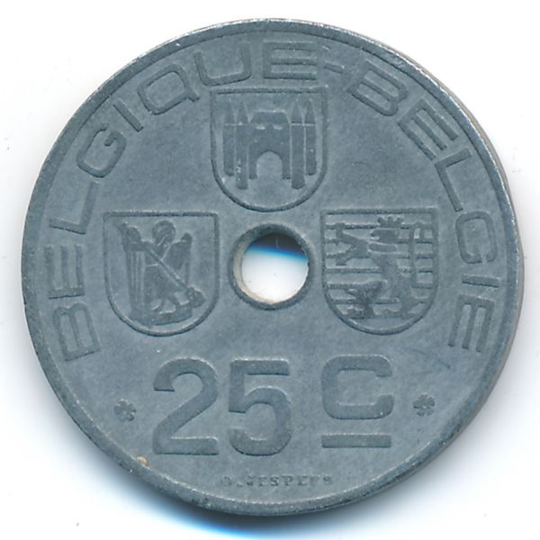 Бельгия, 25 сентим (1942 г.)