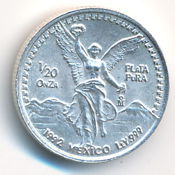 Мексика, 1/20 унции (1992 г.)