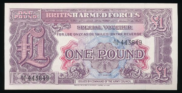 Великобритания, 1 фунт (1948 г.)