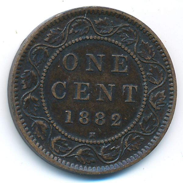 Канада, 1 цент (1882 г.)