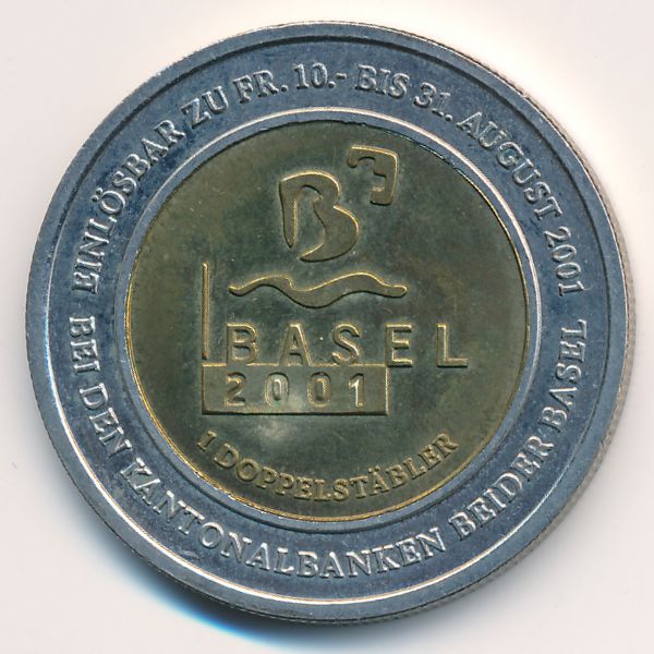 Швейцария., 10 франков (2001 г.)