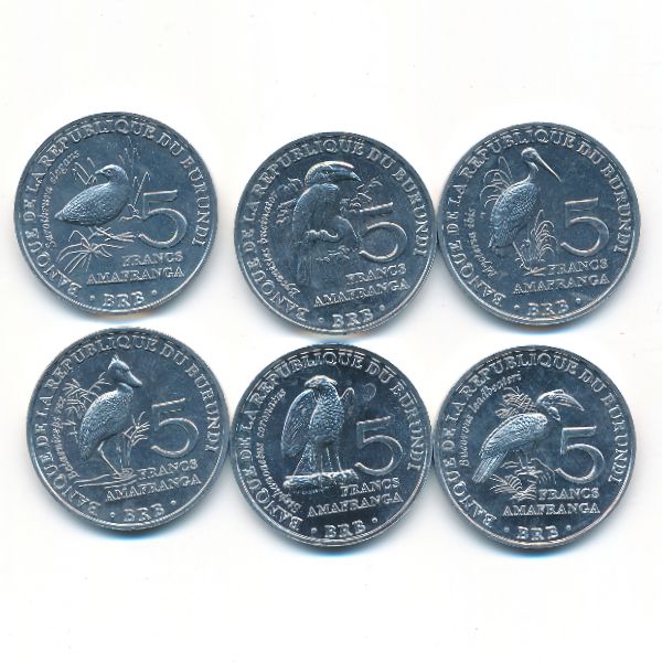 Бурунди, Набор монет (2014 г.)