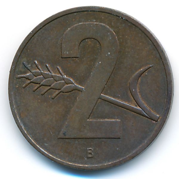 Швейцария, 2 раппена (1958 г.)