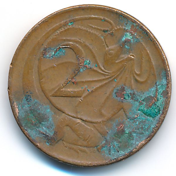 Австралия, 2 цента (1982 г.)