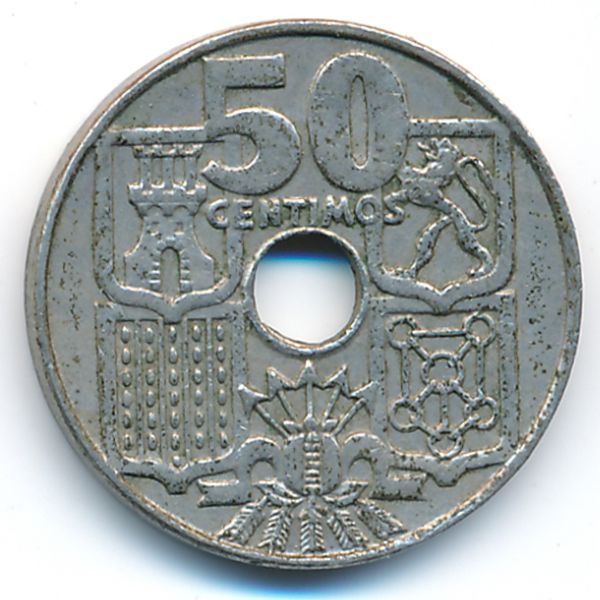 Испания, 50 сентимо (1963 г.)