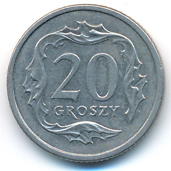 Польша, 20 грошей (2000 г.)