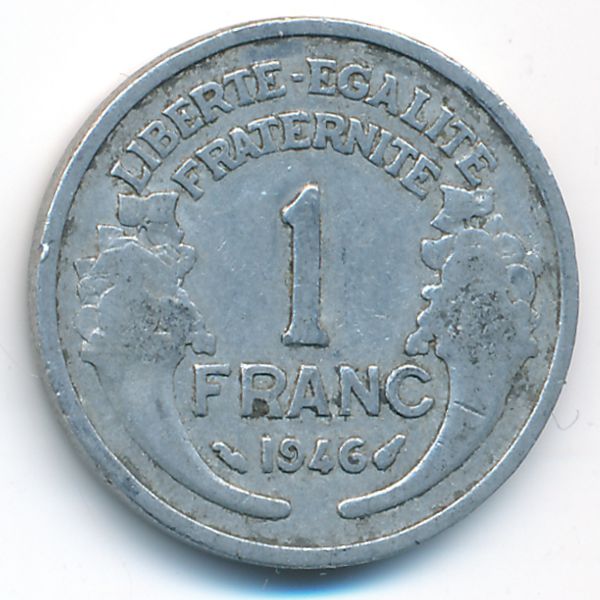 Франция, 1 франк (1946 г.)