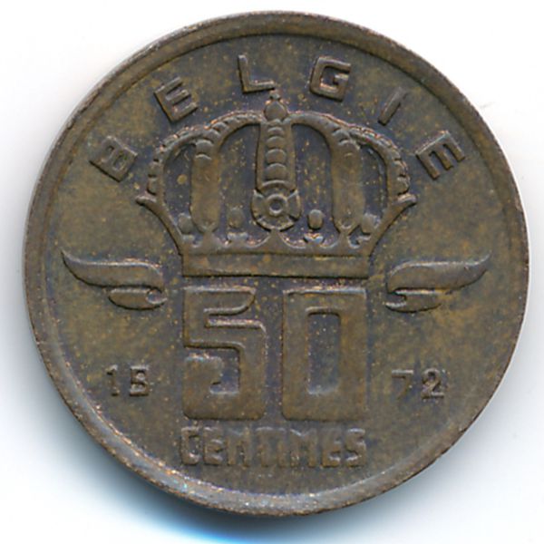 Бельгия, 50 сентим (1972 г.)