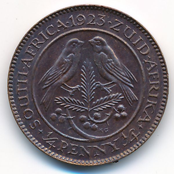 ЮАР, 1/4 пенни (1923 г.)