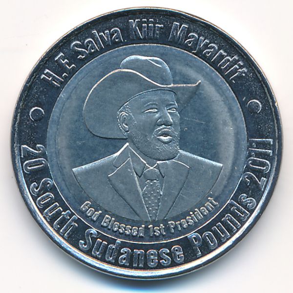 Южный Судан., 20 фунтов (2011 г.)