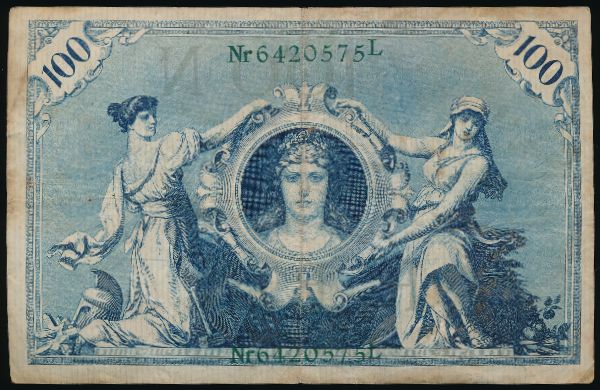 Германия, 100 марок (1908 г.)