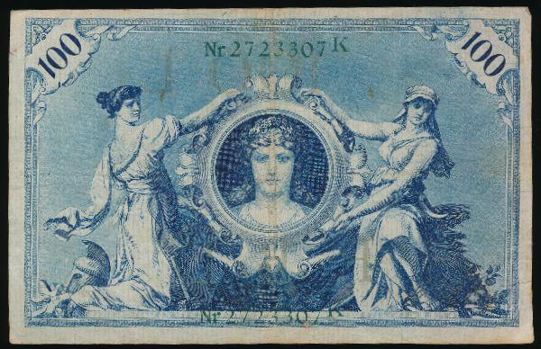 Германия, 100 марок (1908 г.)