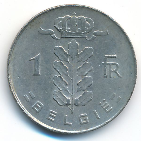 Бельгия, 1 франк (1975 г.)