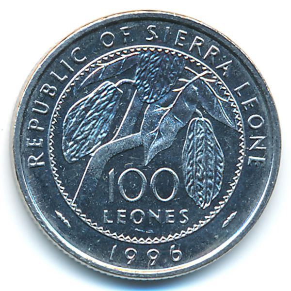 Сьерра-Леоне, 100 леоне (1996 г.)