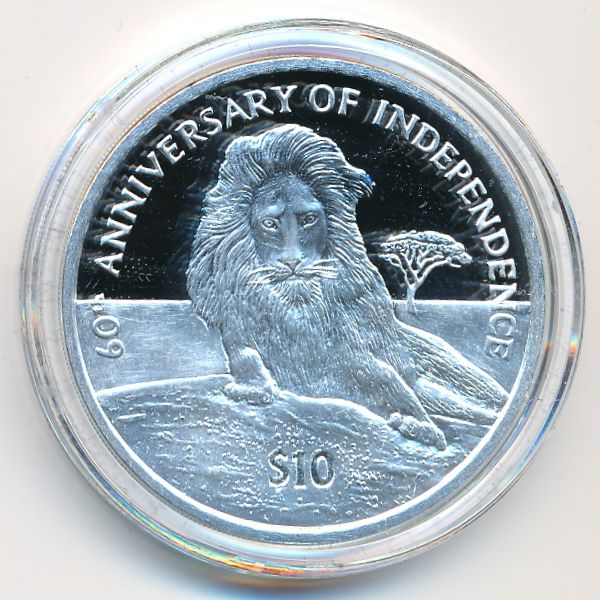 Сьерра-Леоне, 10 долларов (2021 г.)