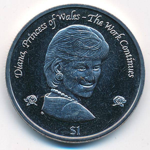Виргинские острова, 1 доллар (2002 г.)
