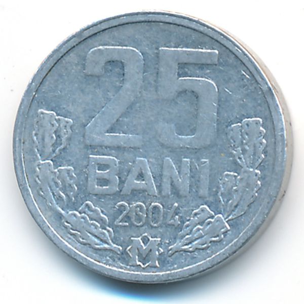 Молдавия, 25 бани (2004 г.)