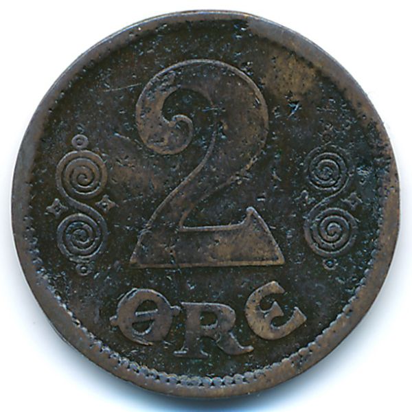 Дания, 2 эре (1919 г.)