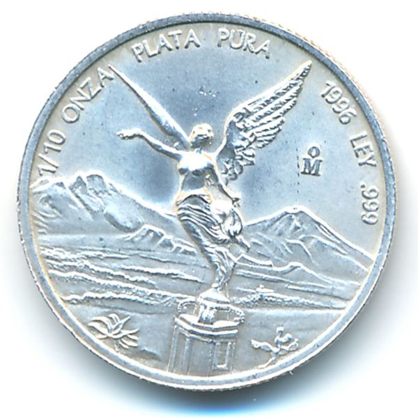 Мексика, 1/10 унции (1996 г.)
